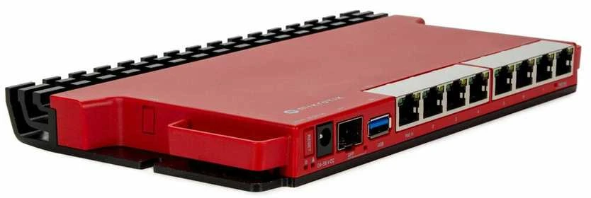 MikroTik | Maršrutizatorius | L009UiGS-RM | No Wi-Fi | 10/100/1000 Mbit/s | Ethernet LAN (RJ-45) jungtys 8 | Mesh Support No | MU-MiMO No | No mobile broadband | 1x USB 3.0 type A