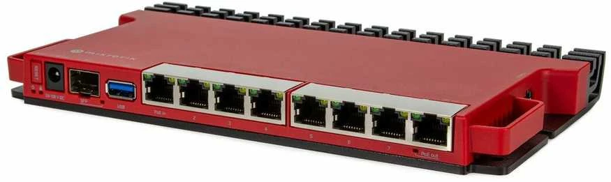 MikroTik | Maršrutizatorius | L009UiGS-RM | No Wi-Fi | 10/100/1000 Mbit/s | Ethernet LAN (RJ-45) jungtys 8 | Mesh Support No | MU-MiMO No | No mobile broadband | 1x USB 3.0 type A