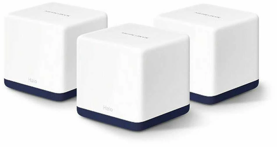 Maršrutizatorius TP-Link „Mercusys“ | AC1900 viso namo tinklinio „Wi-Fi“ sistema | „Halo H50G“ (3 vnt. pakuotė) | 802.11ac | 1300+600 Mbps | Ethernet LAN (RJ-45) jungtys 3 | Tinklo palaikymas: Taip | MU-MiMO: Taip | Mobilusis plačiajuostis ryšys: Be