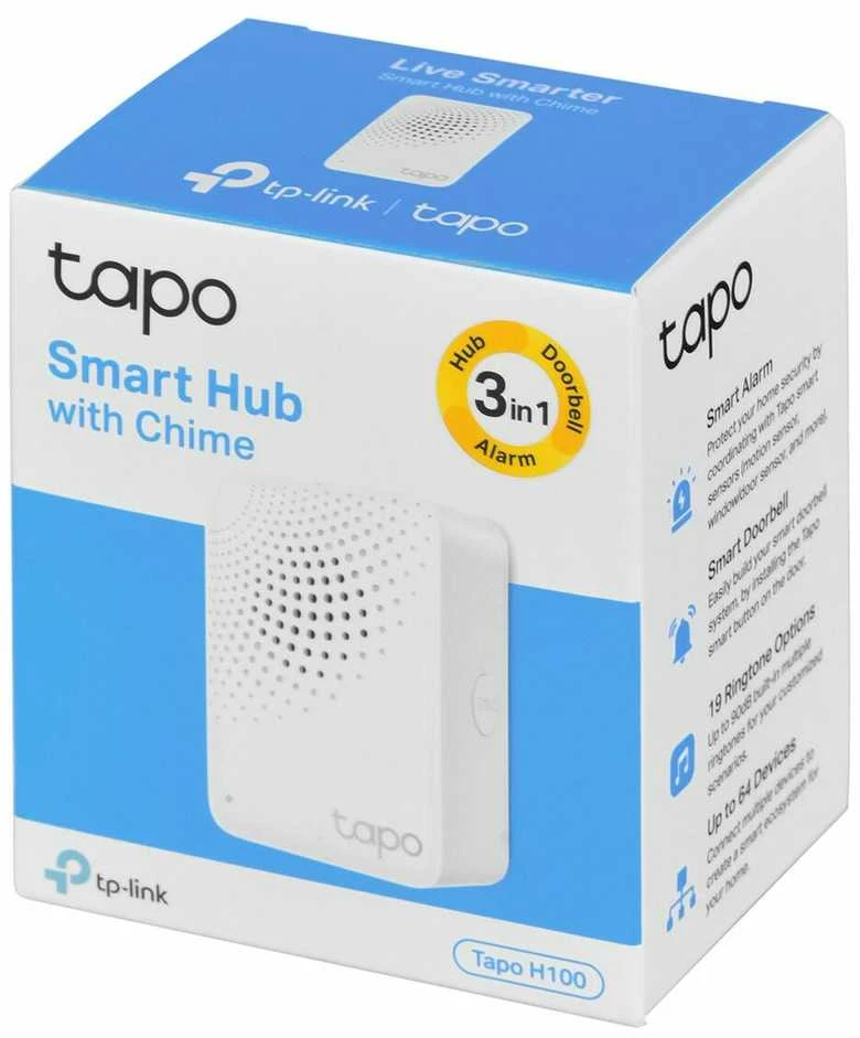 TP-LINK | Tapo išmanusis daiktų interneto mazgas su varpeliu | Tapo H100 | 868/922MHz