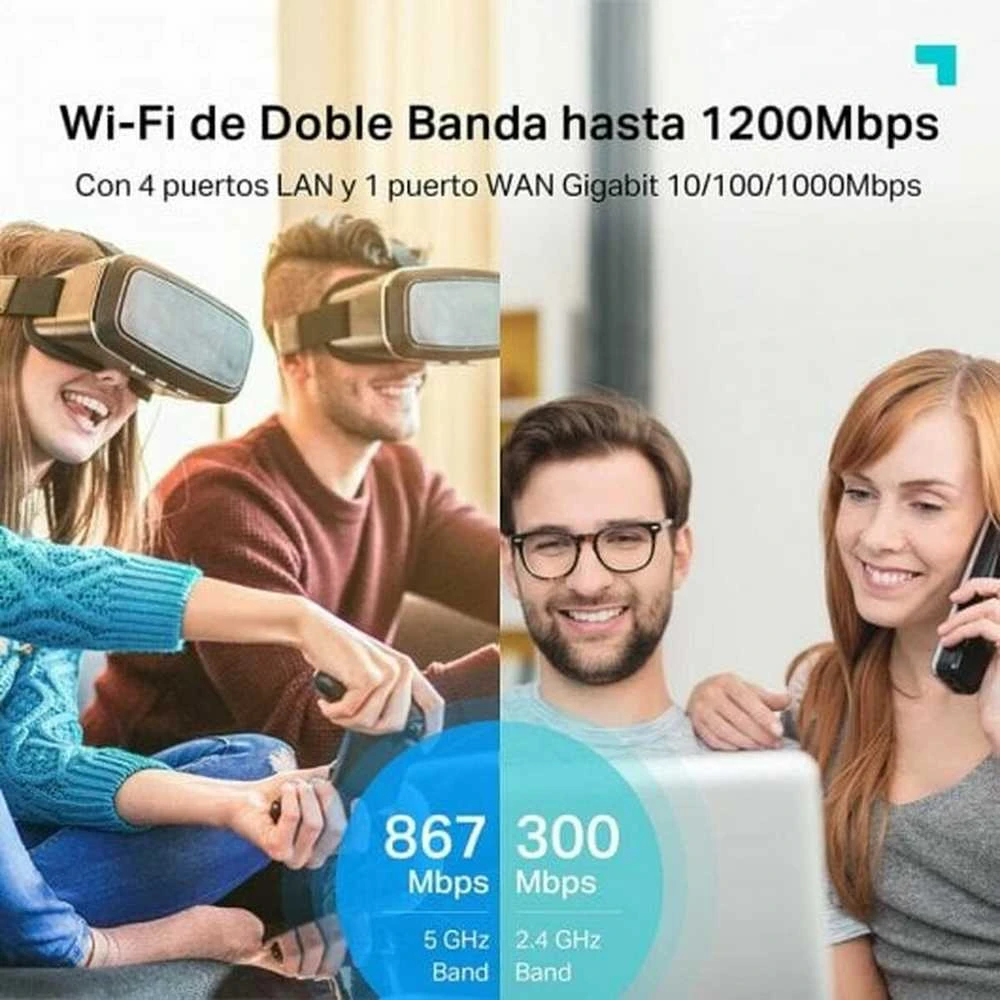 TP-LINK | Maršrutizatorius | Archer C6 | 802.11ac | 300+867 Mbit/s | 10/100/1000 Mbit/s | Ethernet LAN (RJ-45) jungtys 4 | Mesh palaikymas: Ne | MU-MiMO: Taip | Ne, mobilusis plačiajuostis ryšys: Ne | Antenos tipas: 4 išorinės | Ne