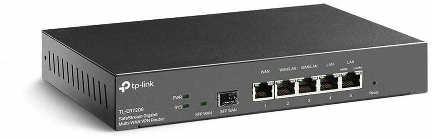 Carruzzo TP-Link Omada ER7206 laidinis maršrutizatorius Gigabitinis eternetas Juoda