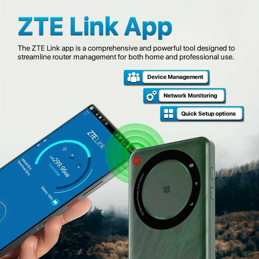 Maršrutizatorius ZTE U30 Air, Žalias