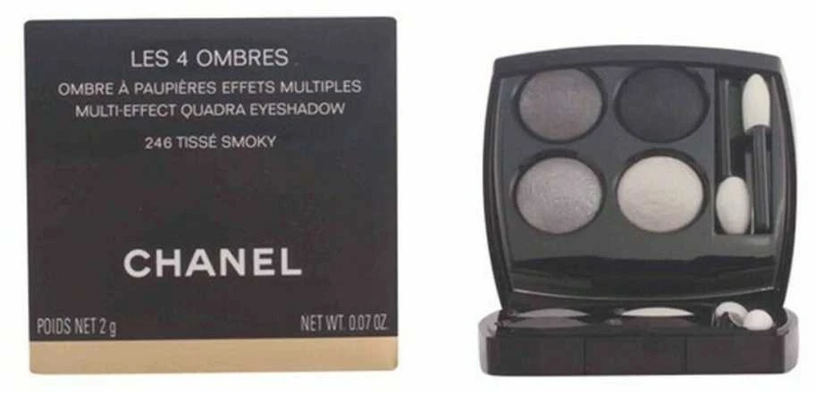 „Chanel Les 4 Ombres Multi Effect Quadra“ akių šešėliai #324 Blurry Mėlyna, 2 g