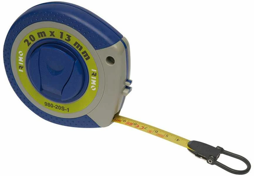 Bahco Målebånd 20 m x 13 mm i plasthus med bælteclips