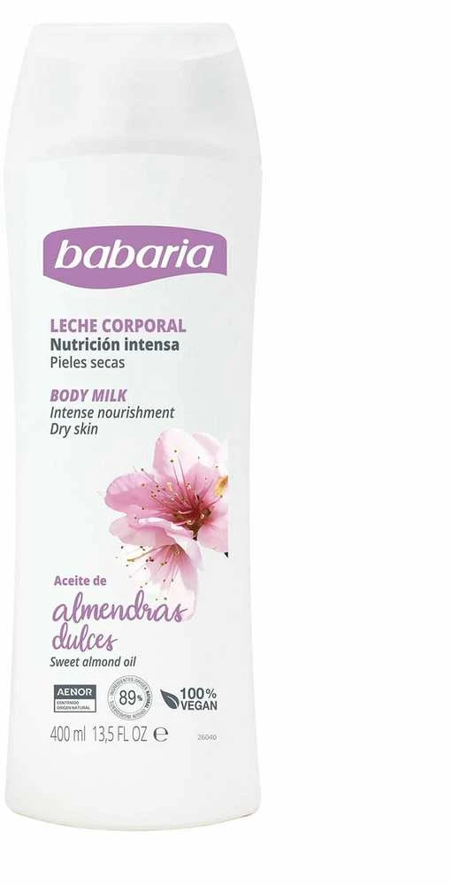 Babaria Saldžiųjų migdolų kūno pienelis labai sausai odai 400ml