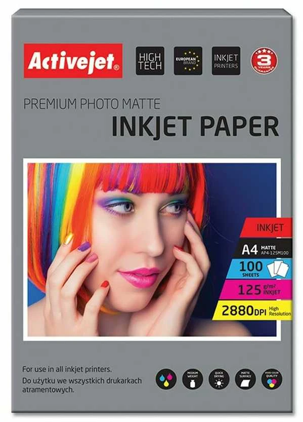 Fotopopierius - Activejet Ap4-125m100