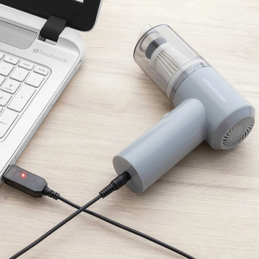 Mažas belaidis įkraunamas rankinis dulkių siurblys Recuum InnovaGoods