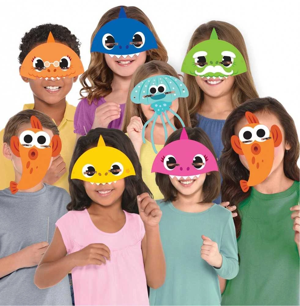 Riethmuller Europe Baby Shark masker, 8 stk.