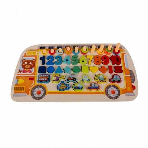 Kruzzel Medinė dėlionė - rūšiuotojas 6in1