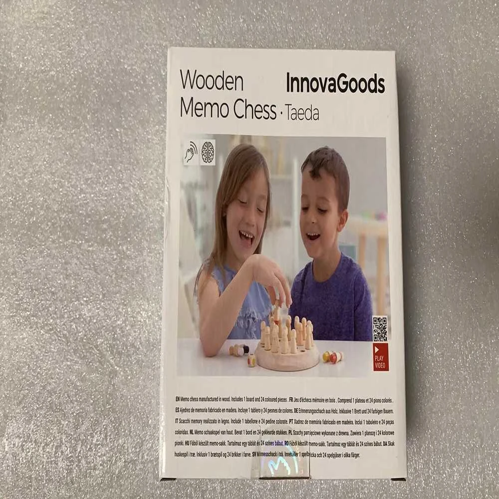 InnovaGoods Taeda mediniai atminties šachmatai, 26 detalės