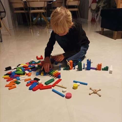 Wooden dominoes 360 pcs Kruzzel 22914