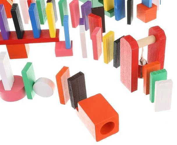Wooden dominoes 360 pcs Kruzzel 22914