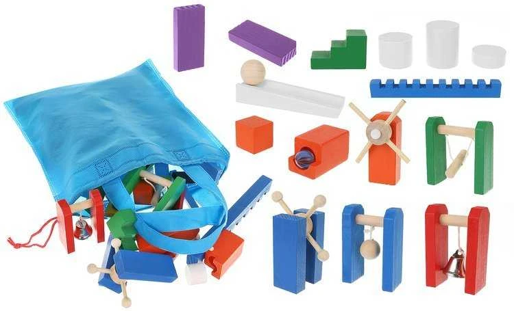 Wooden dominoes 360 pcs Kruzzel 22914