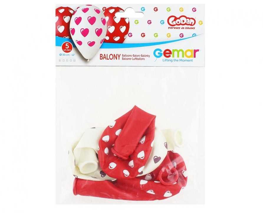GoDan Balony 12" Prem.Serduszka A5 GS110/P198 18227