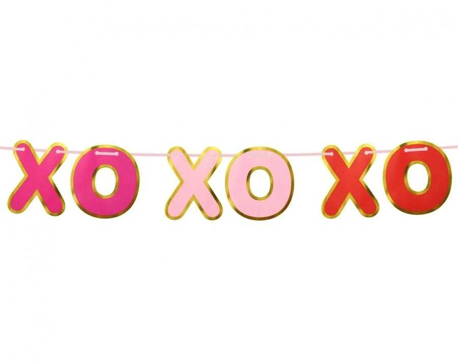 GoDan popierinė girlianda XOXO 200 cm
