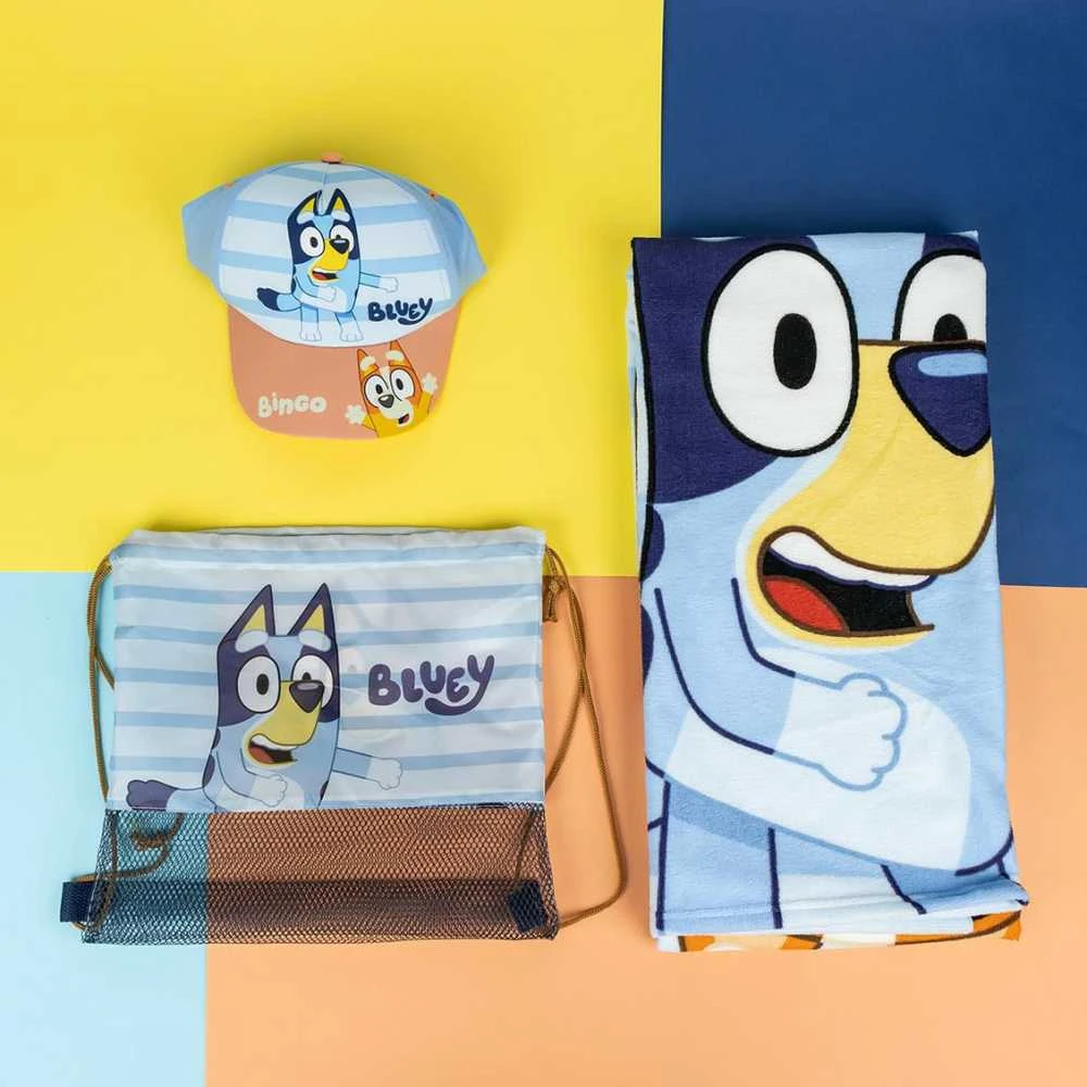 Rankšluostis CERDÁ Bluey set towel + bag + cap