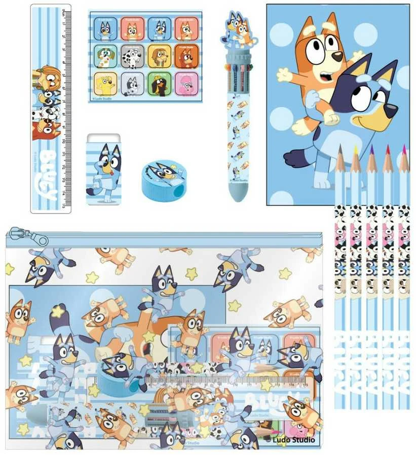 Bluey raštinės reikmenų rinkinys