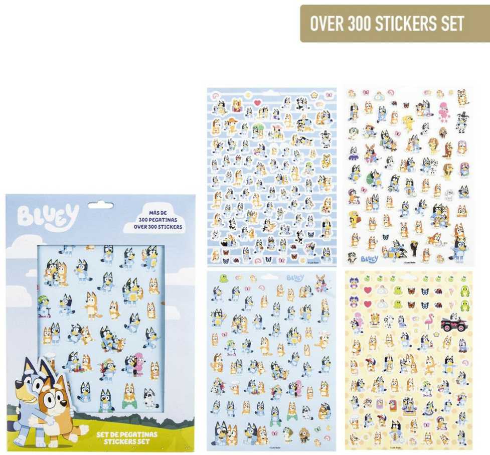 CERDÁ Bluey stickers set