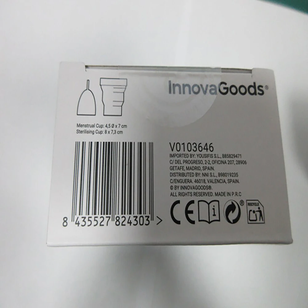 Menstruacinė taurelė su priedais Kuppy InnovaGoods