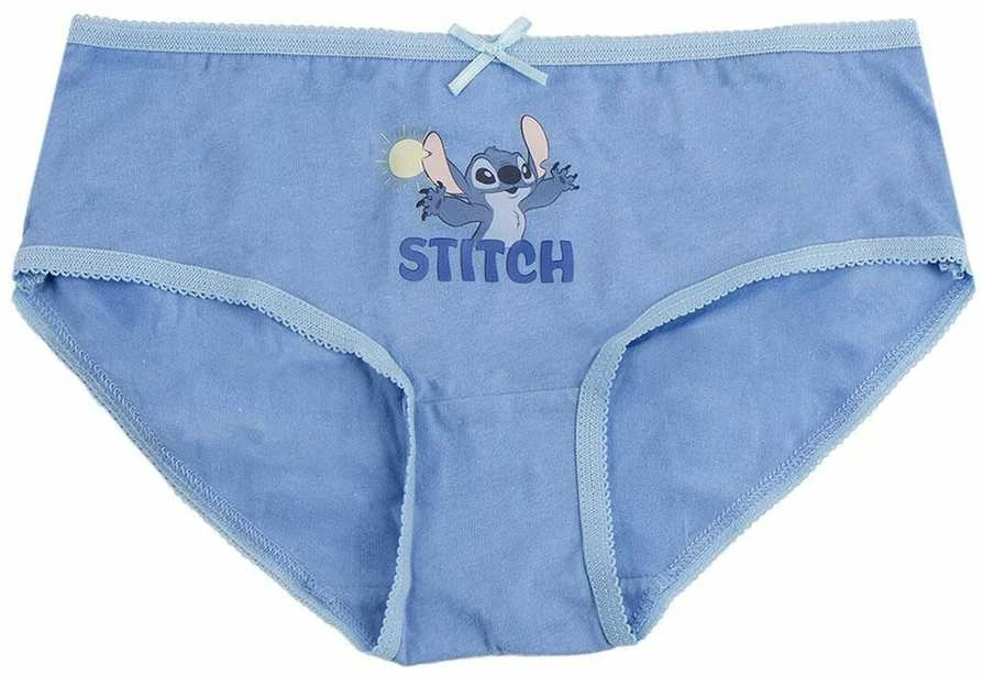 Mergaičių apatinių pakuotė Stitch Spalvotas