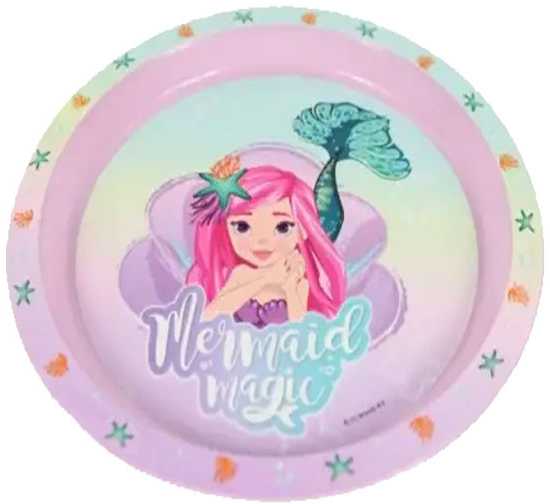Mergaitės "Mermaid Magic" pietų lėkštė mergaitėms