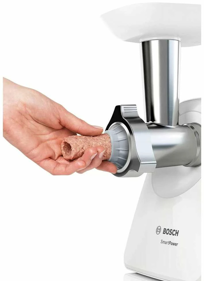Mėsmalė - Bosch MFW2520W 1500 W Nerūdijančio Plieno, Baltas