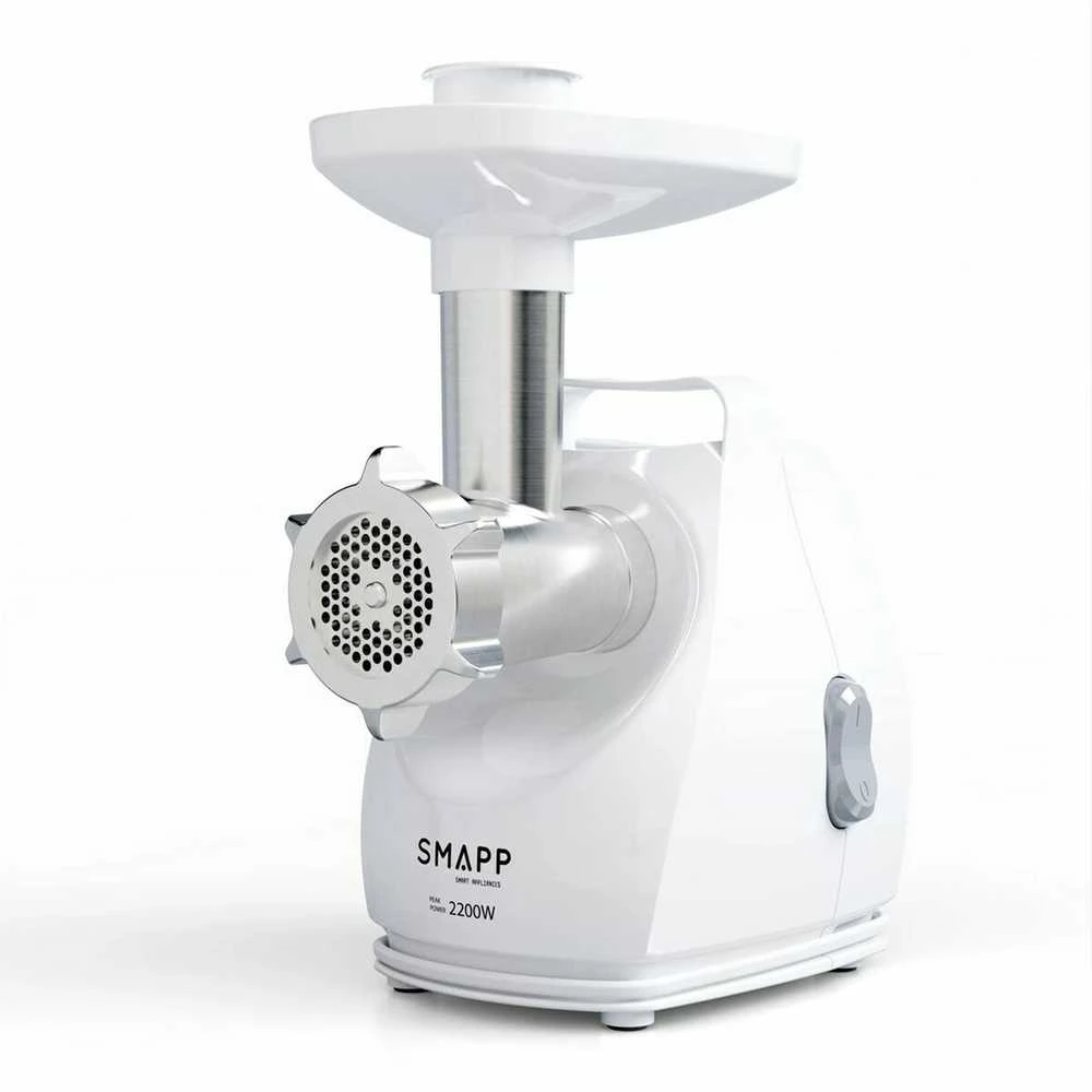 Mėsmalė Smulkintuvas su smulkintuvu SMAPP 490.81 2200 W Baltas