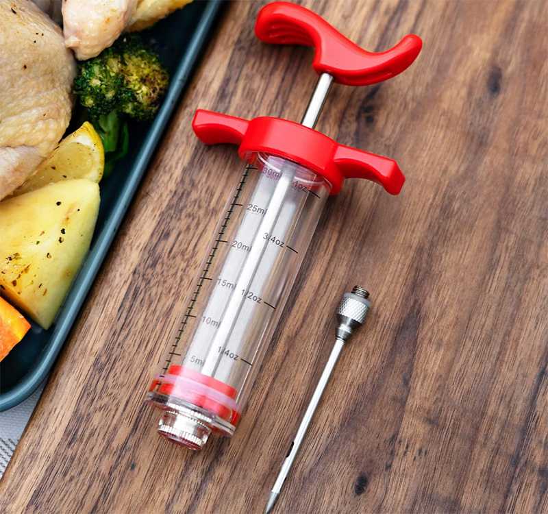 Mėsos švirkštas su trimis adatomis 30 ml