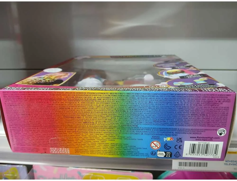 MGA Lėlė Rainbow High su dažymo rinkiniais ir žaliais plaukais