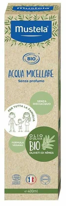 Mustela Bio Micellar Vanduo micelinis vanduo, 400 ml