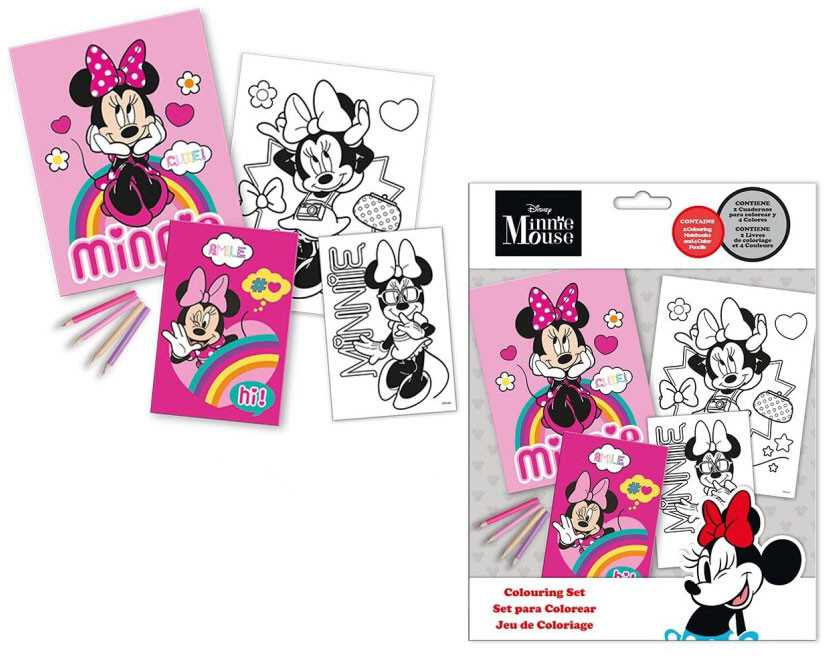 Rinkinys do kolorowania Minnie MN30045 Kids Euroswan