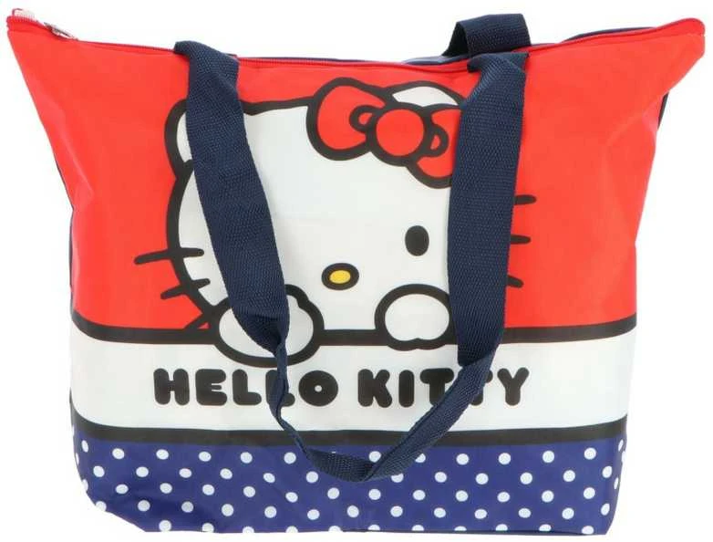 Mielas „Hello Kitty“ paplūdimio krepšys 47 cm