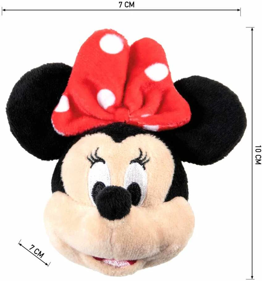 Mielas žaislas - raktų pakabukas Minnie Mouse Raudona