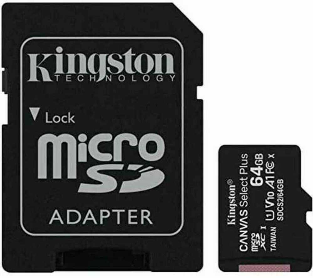 Atminties kortelė Kingston Canvas Select Plus MicroSDXC, 64 GB