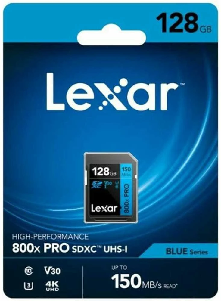 Lexar | Atminties kortelė | Professional 800x PRO | 128 GB | SDXC | Flash atminties klasė UHS-I