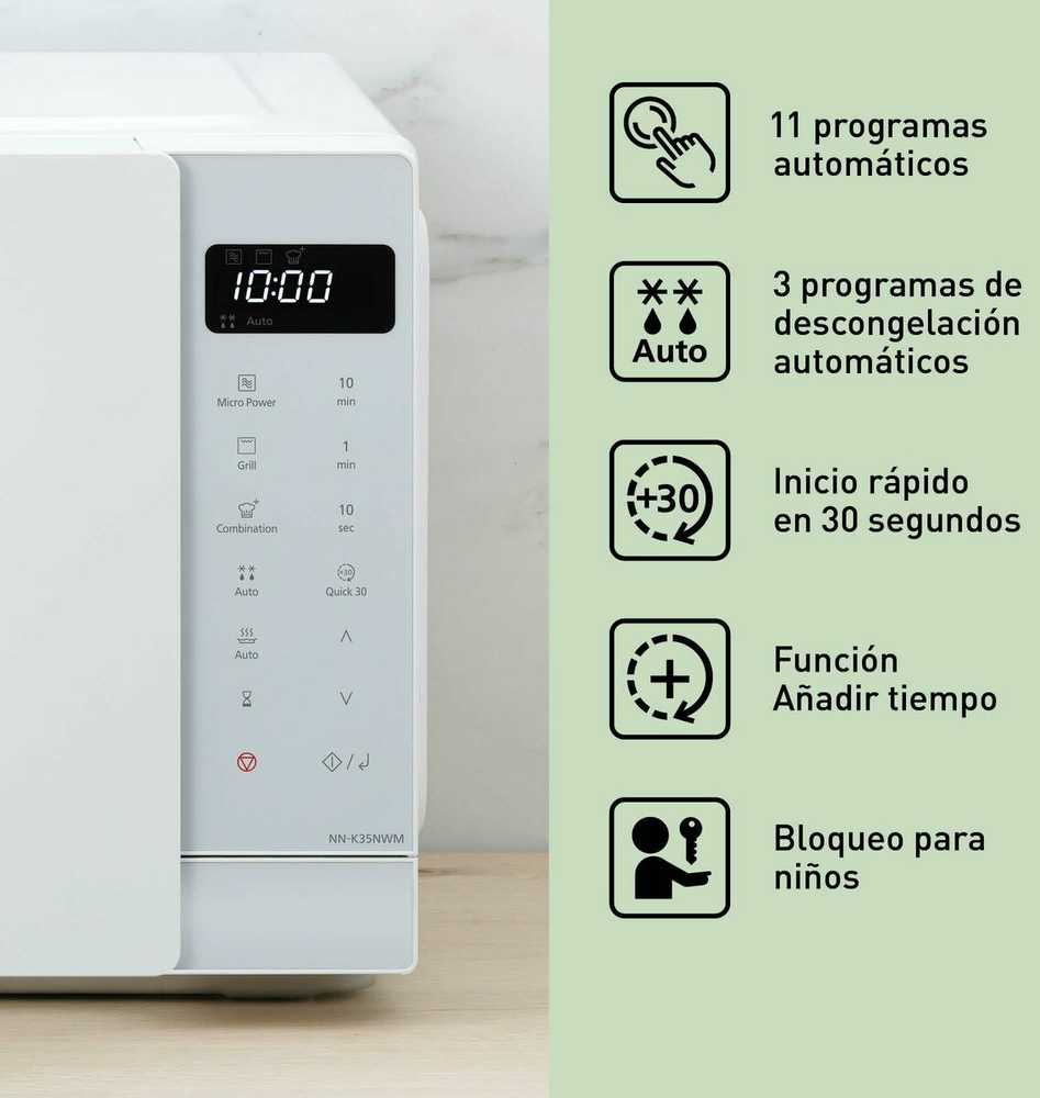 Mikrobangų krosnelė Panasonic NN K 35 NW MEPG