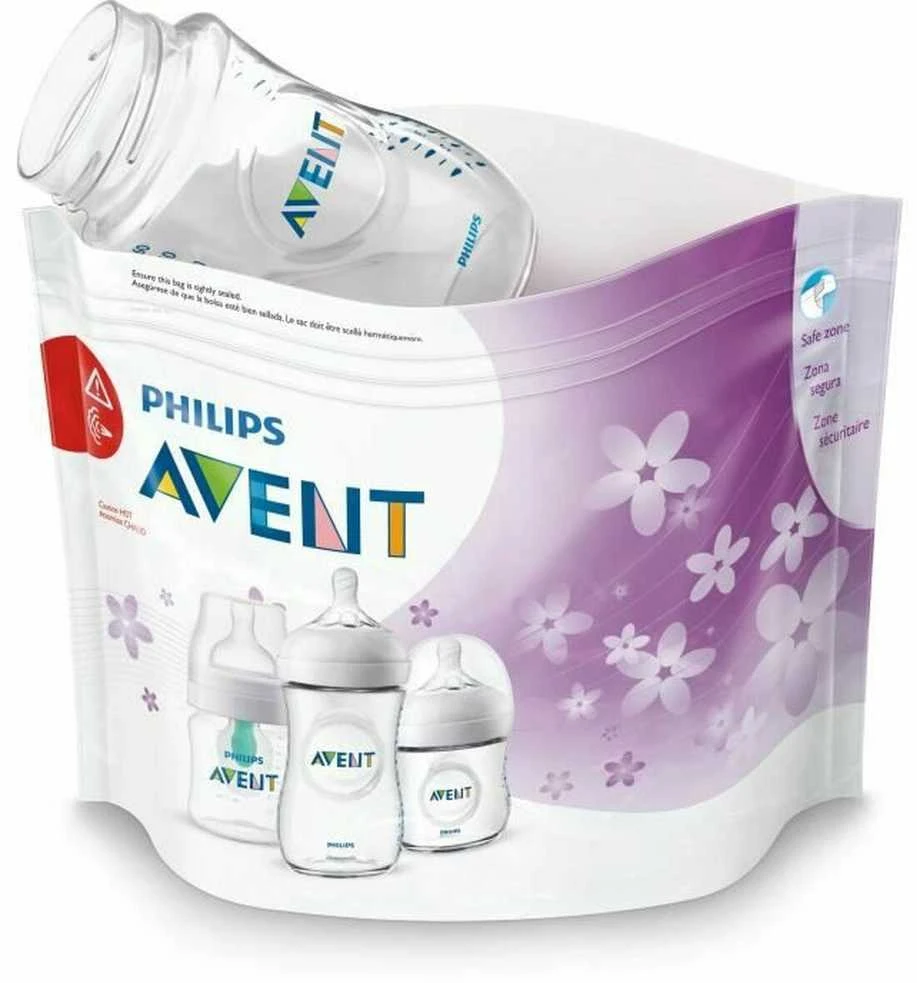 Philips "Avent" mikrobangų krosnelės sterilizatoriaus maišelis 5 vnt