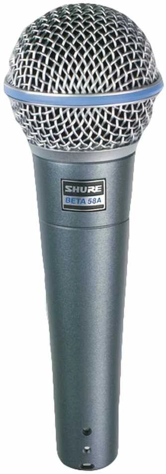 Shure | Vokalinis mikrofonas | BETA 58A | Tamsios pilkos