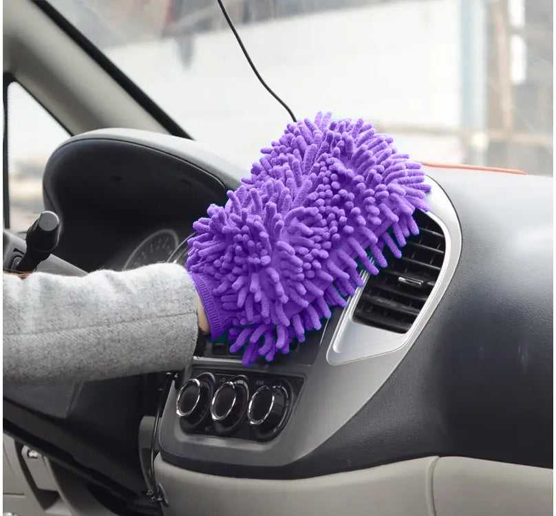Šluostė automobilio plovimui užmaunama ant rankos 01740_F