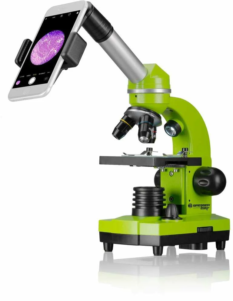 Dėlionė Mikroskopas Bresser Junior Biolux SEL 40–1600x, žalias