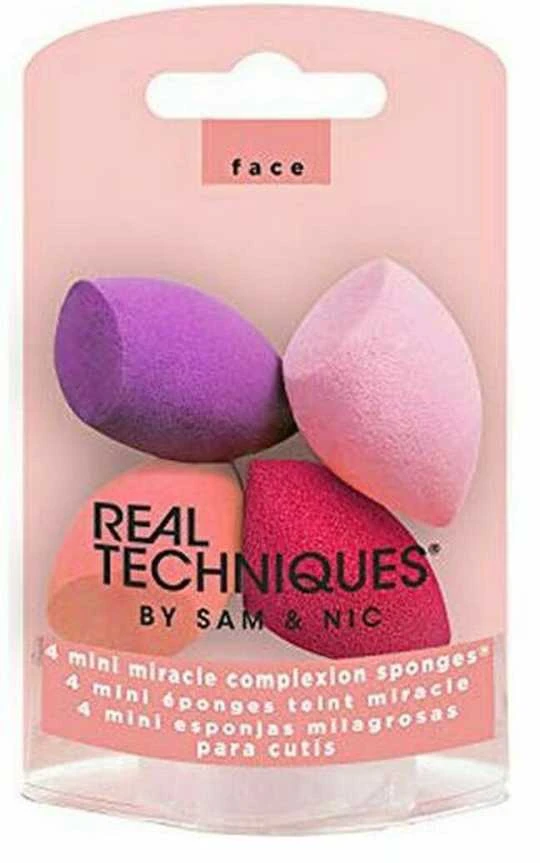 "Real Techniques Miracle Complexion" mini kempinėlių rinkinys 4 vnt