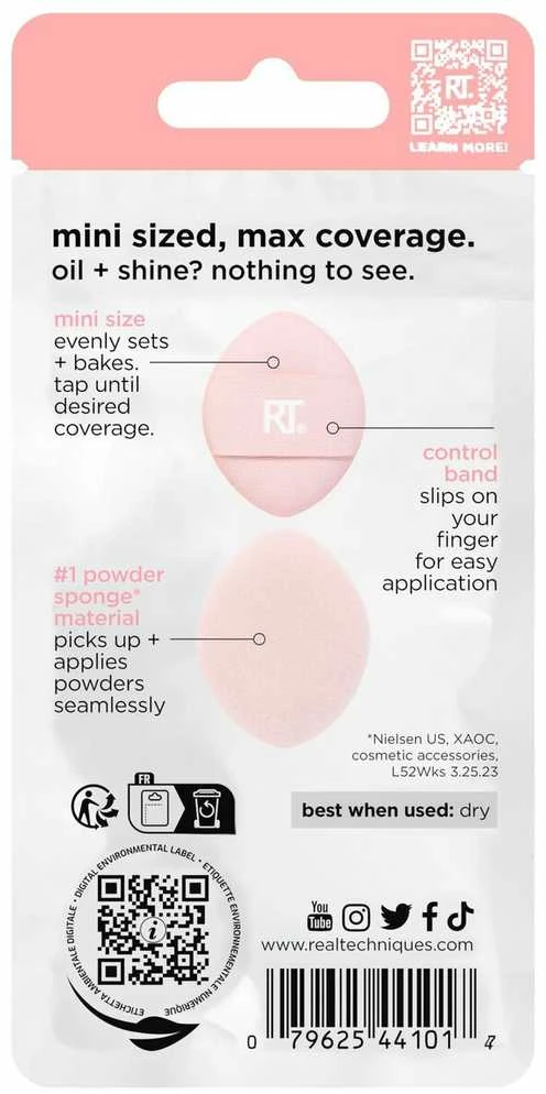 Real Techniques Mini Miracle Powder Puff aplikatorius