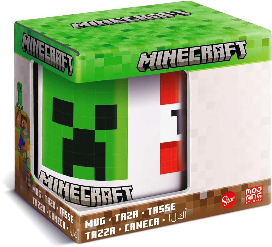 Minecraft porcelianinis puodelis 325 ml