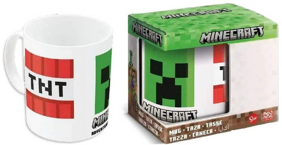 Minecraft porcelianinis puodelis 325 ml