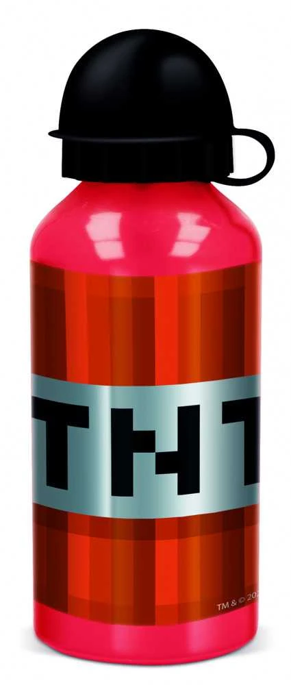 Gertuvė Minecraft vandens buteliukas iš aliuminio, 400 ml