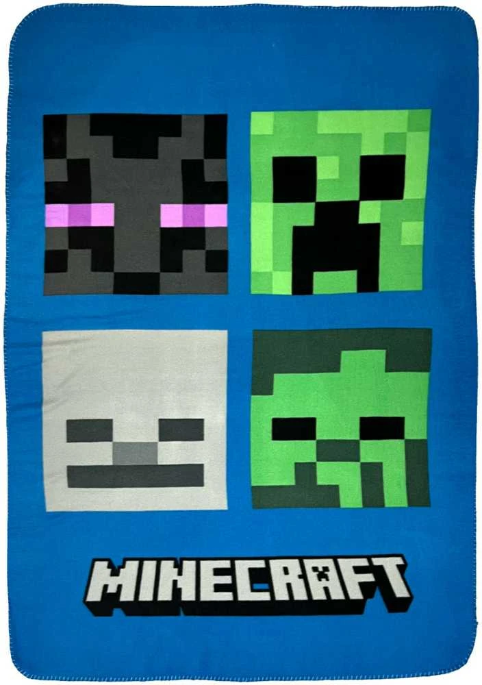 "Minecraft" pledas vaikams 100x150 cm