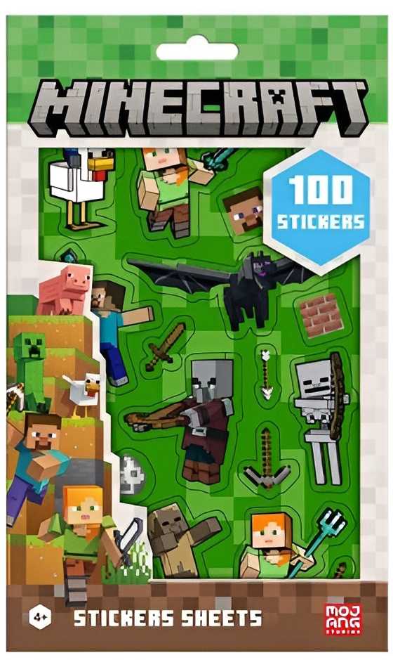 Kids Euroswan Hiszpania Vaikams „Euroswan“ – licencijuoti aksesuarai. Didelis lipdukų rinkinys 92 vnt. | „Minecraft“