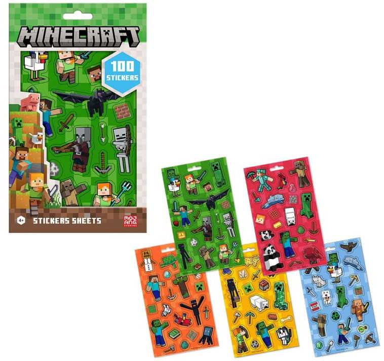 Kids Euroswan Hiszpania Vaikams „Euroswan“ – licencijuoti aksesuarai. Didelis lipdukų rinkinys 92 vnt. | „Minecraft“