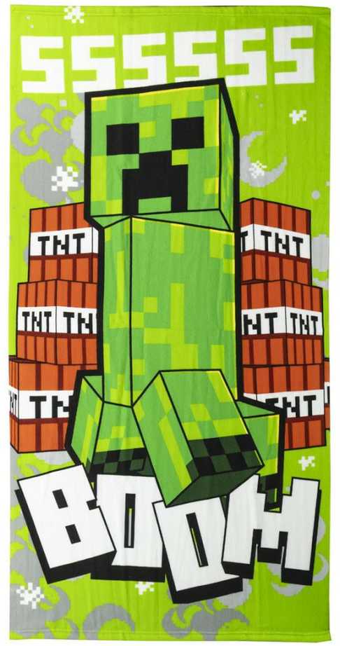 "Minecraft Boom" rankšluostis 70x140 cm